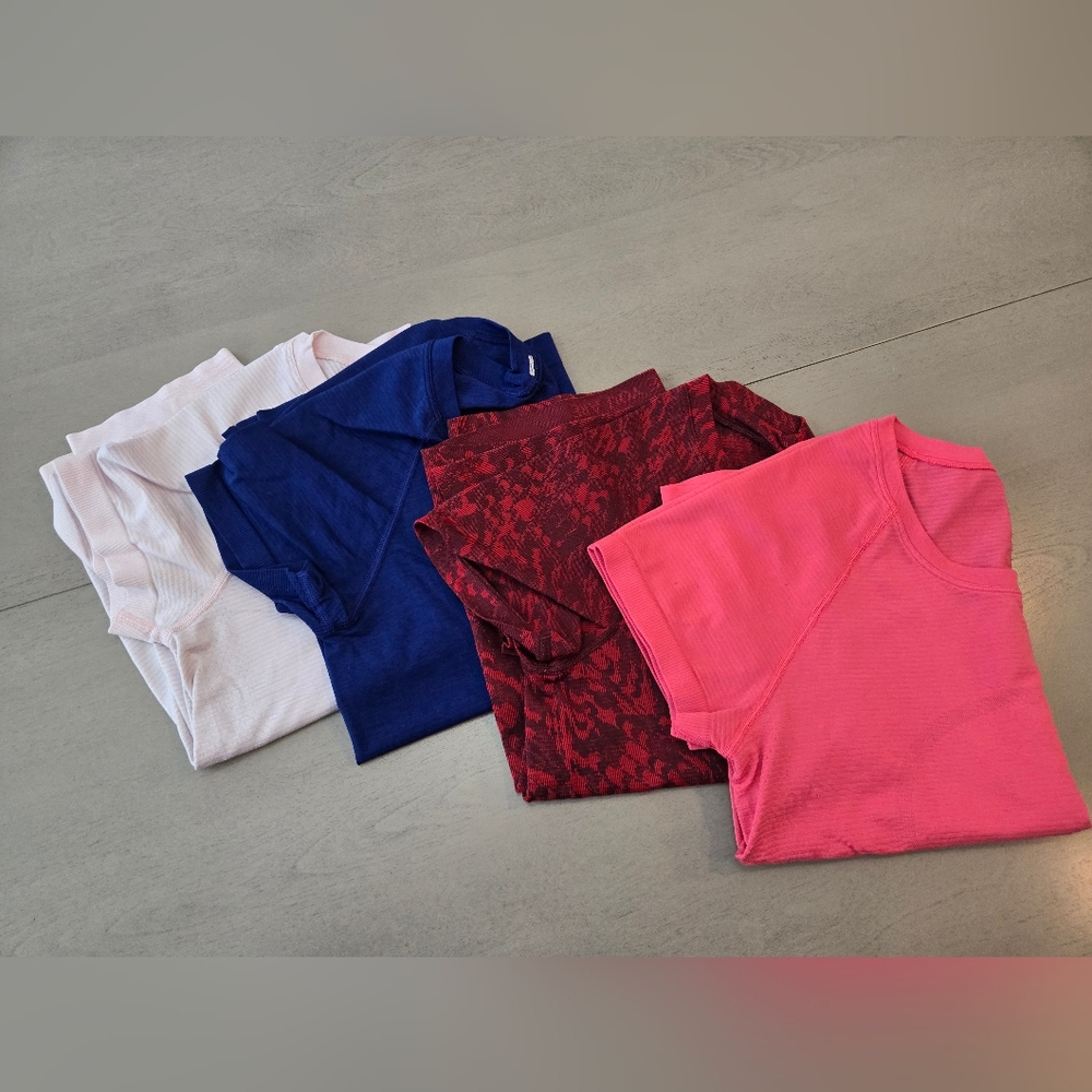 ​🏃‍♀️ Lululemon Swiftly Tech SS Bundle - Set of 4! 🧘‍♀️